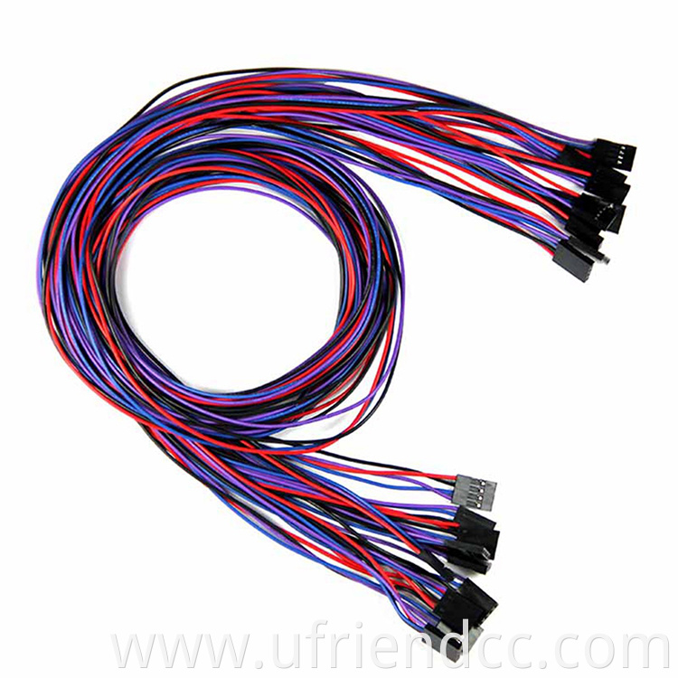 4 Pin Female to Female Jumper Wire Dupont Cable for 3D Printer